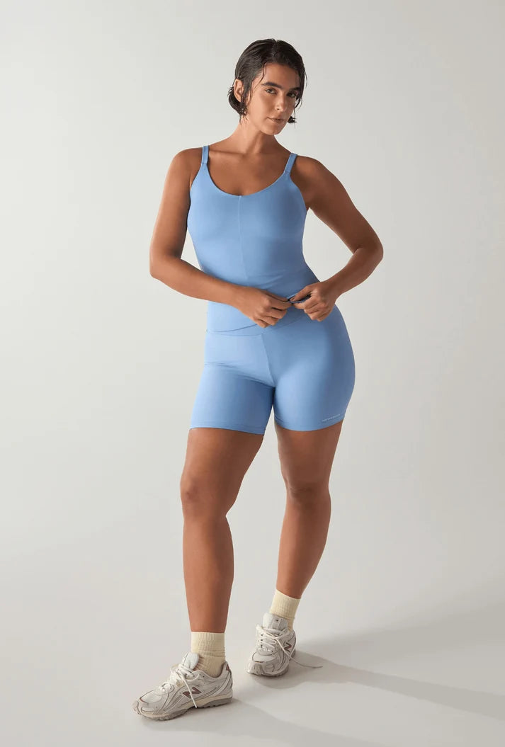 Regata e short azuis