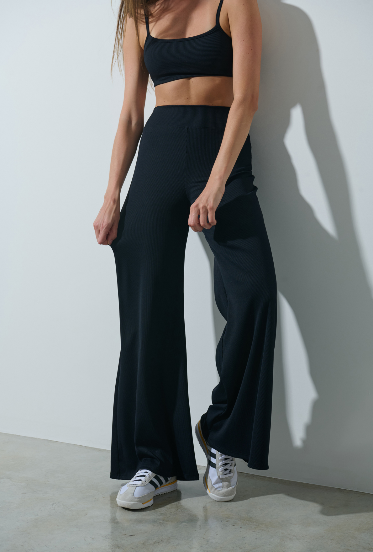 Wide Ribb Black Velvet