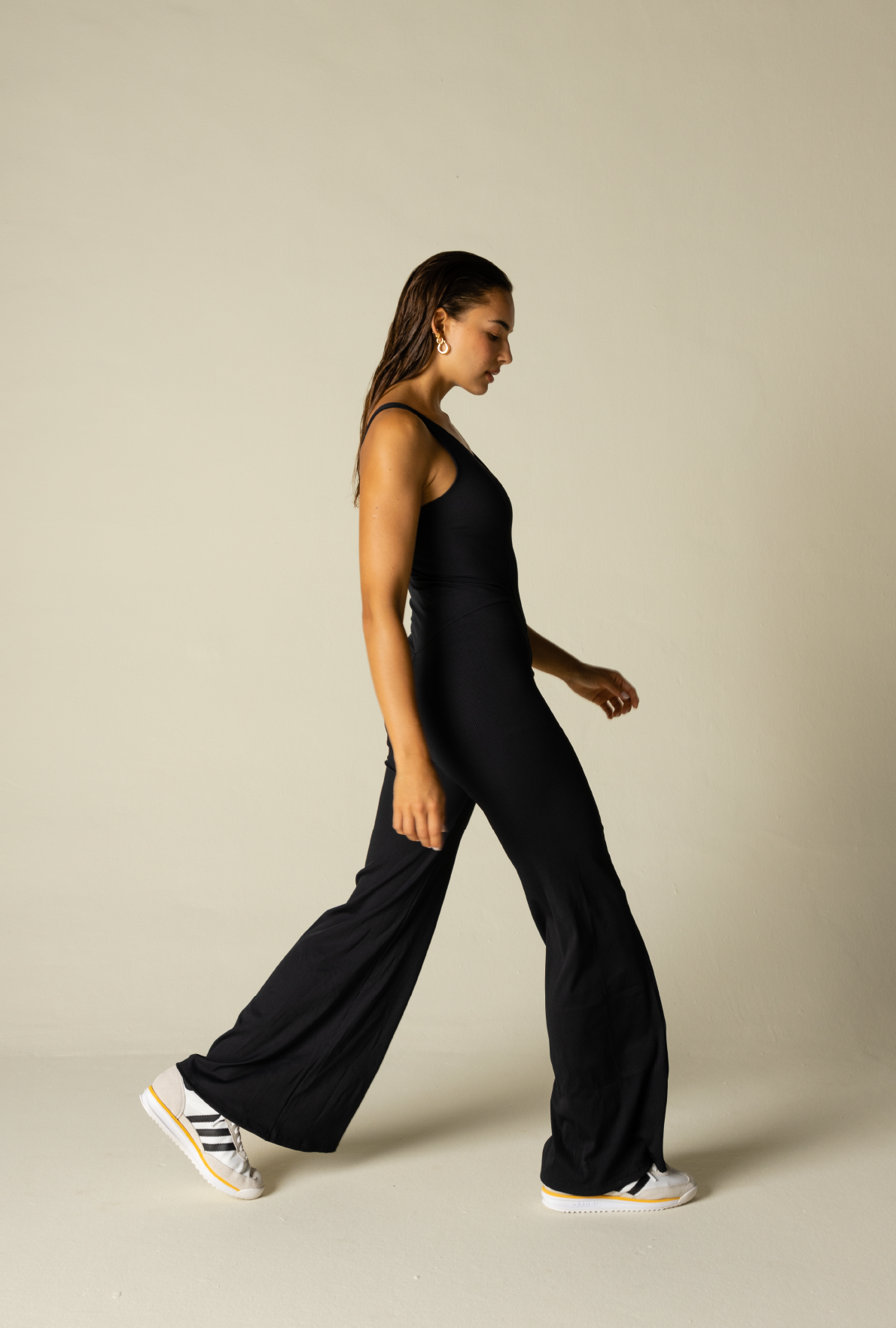 One Piece Ribb Black Velvet