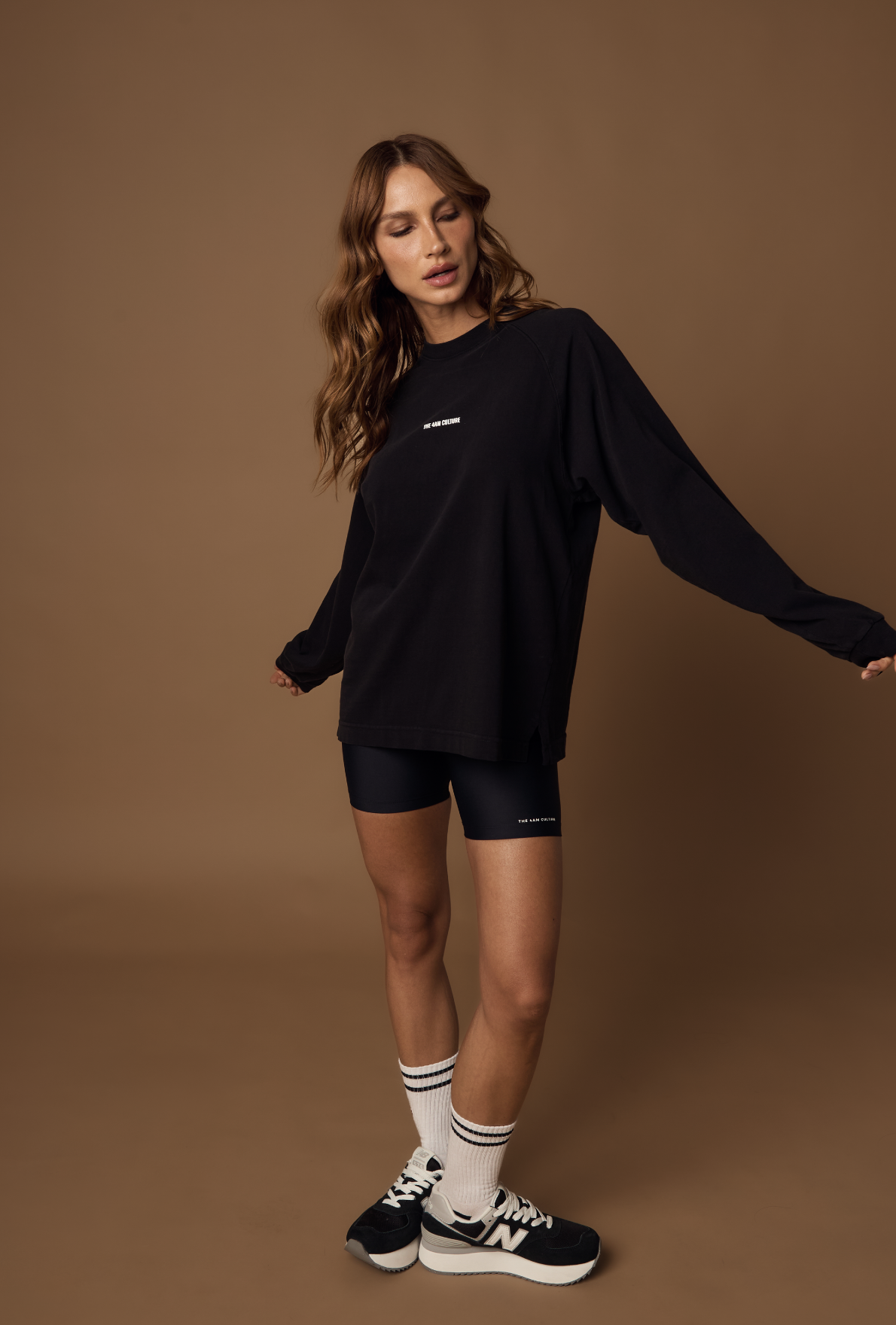Raglan Long Sleeve Dark Coffee