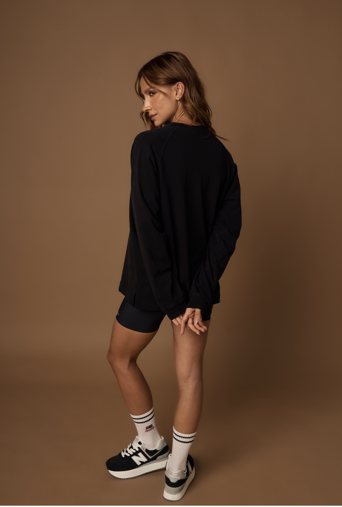 Raglan Long Sleeve Dark Coffee