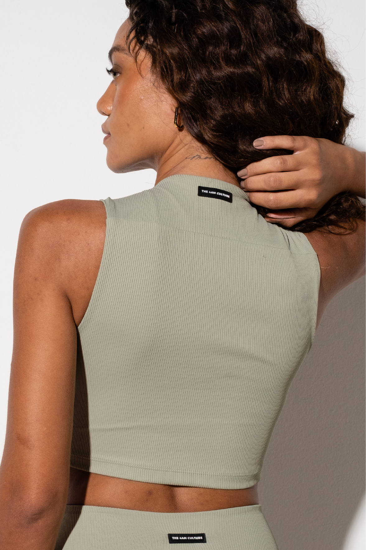 Top Cropped Ribb Caipirinha Splash