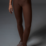 Legging Slide Pump Brunette