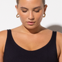 Top Clean Ribb Black Velvet