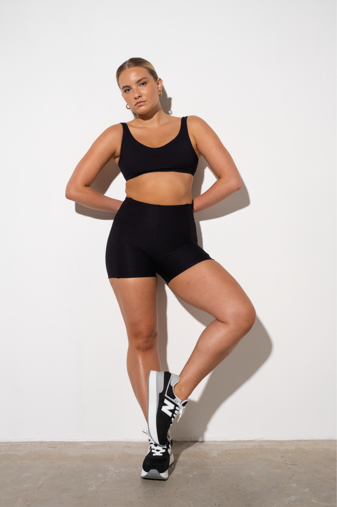 Top Clean Ribb Black Velvet