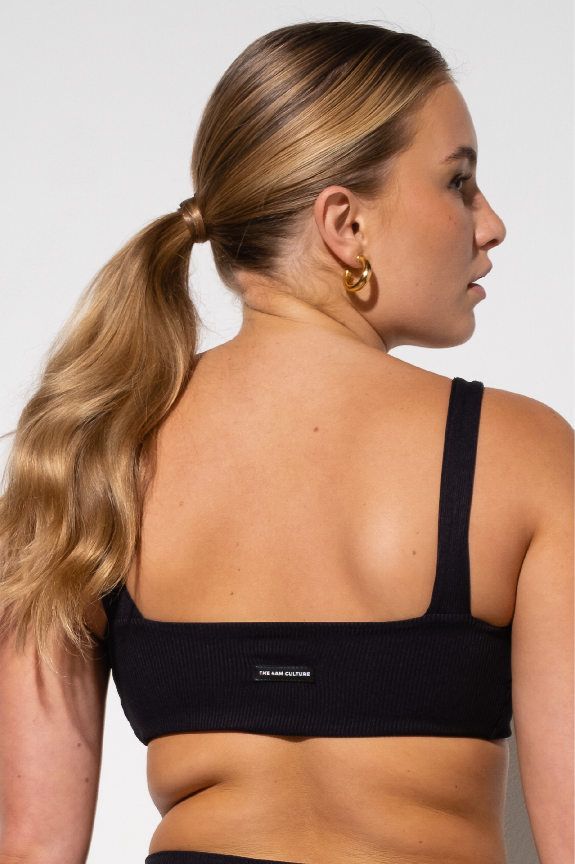 Top Clean Ribb Black Velvet