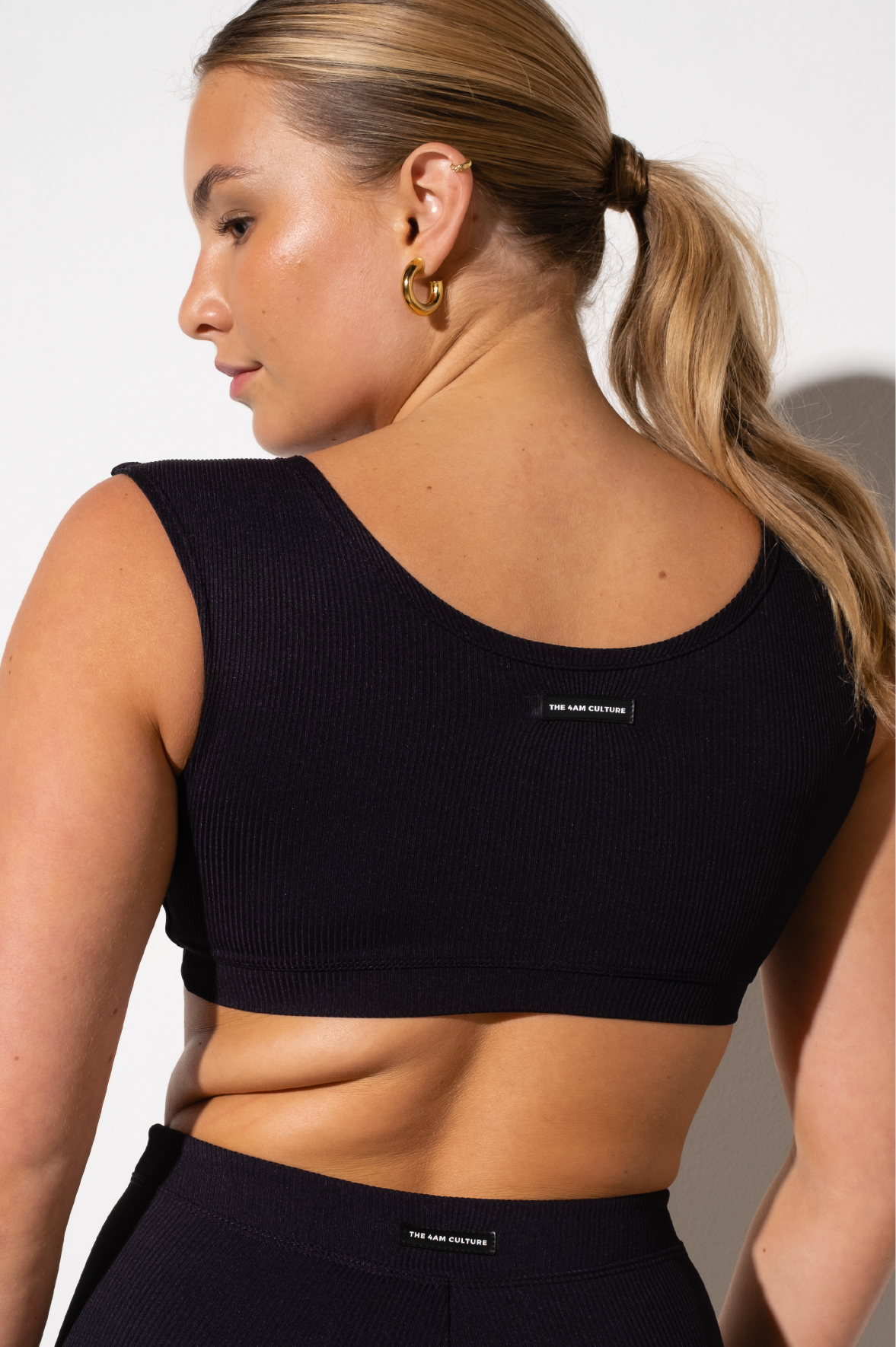Top Princess Ribb Black Velvet