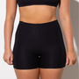 Shorts Ribb Black Velvet