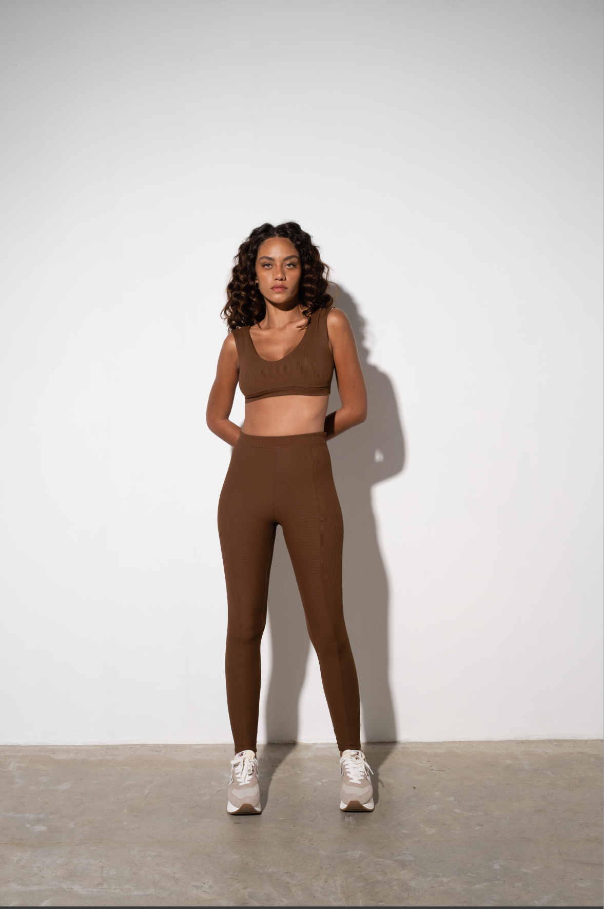 Legging Ribb Marula Espresso