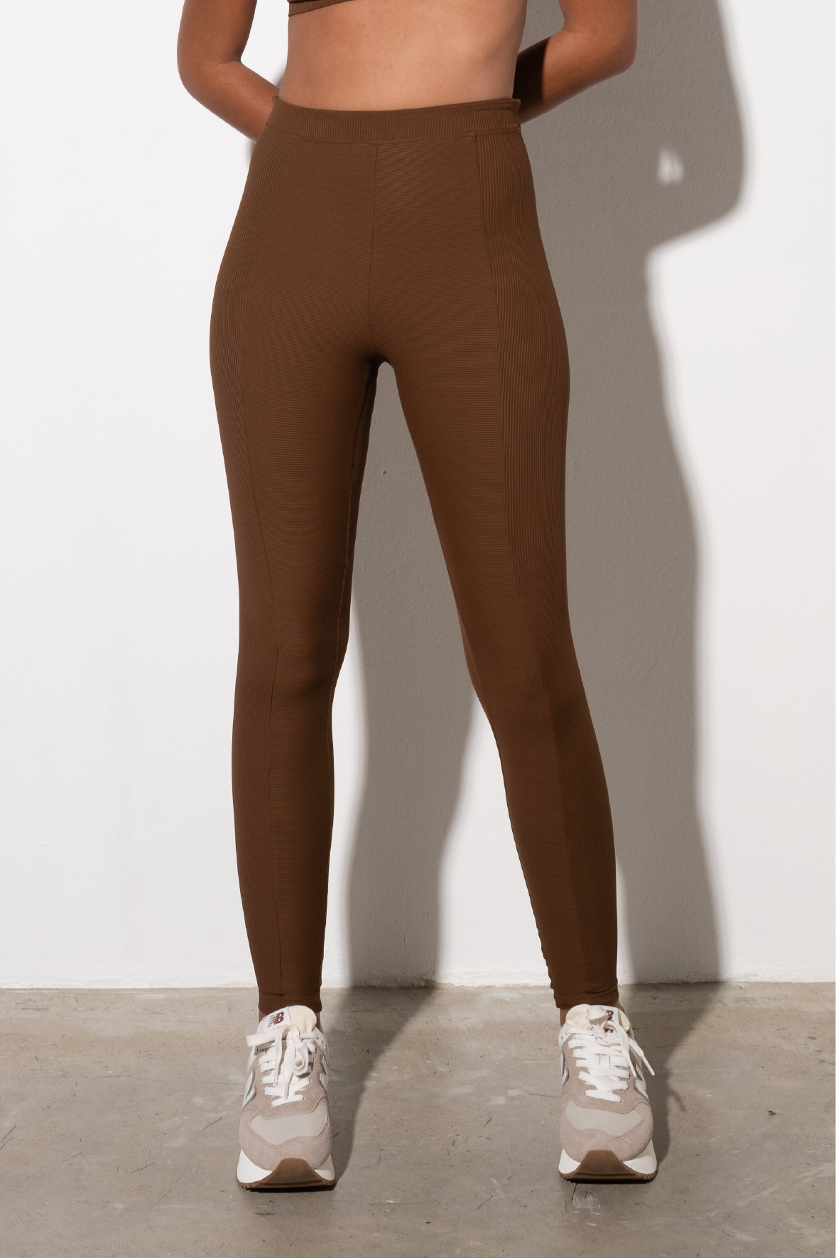 Legging Ribb Marula Espresso