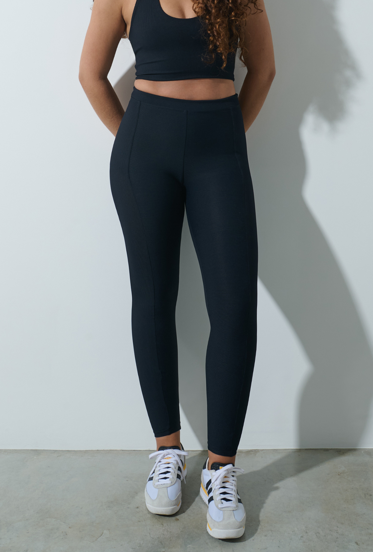 Legging Ribb Black Velvet