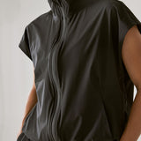 Flowy Vest Dark Coffee