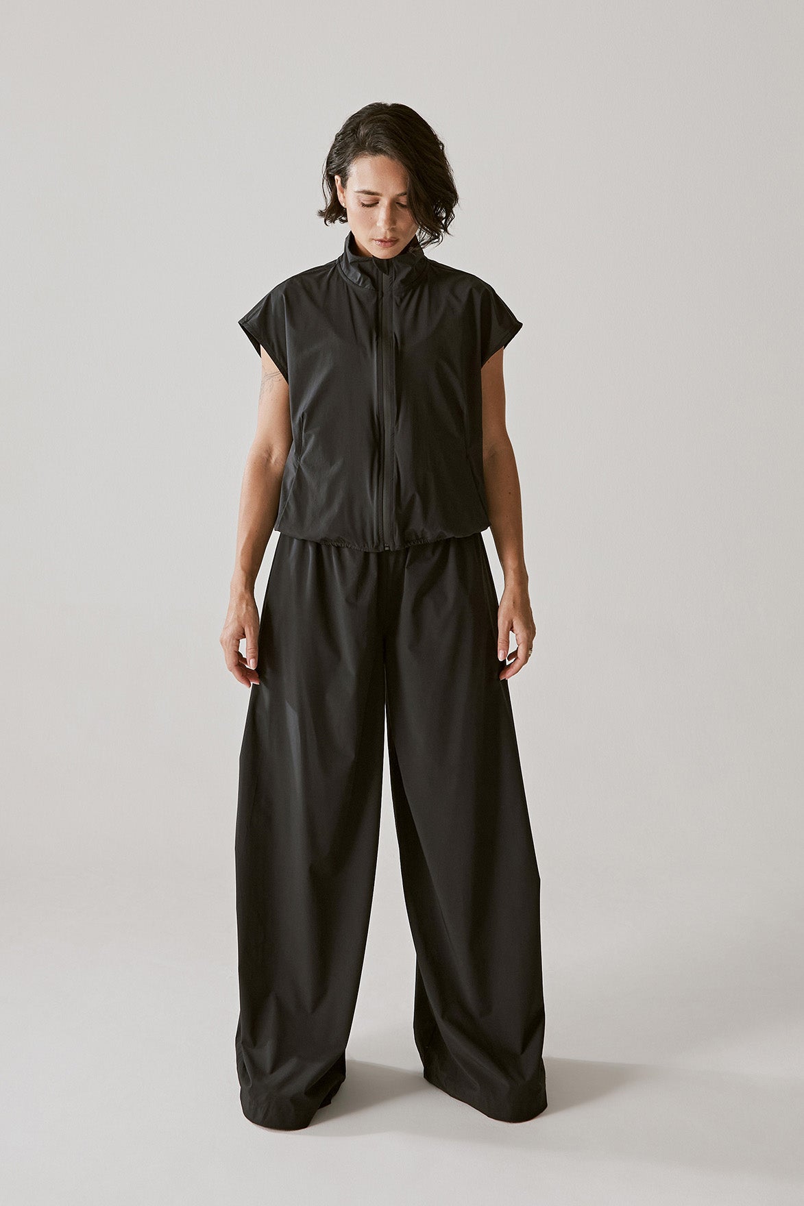 Flowy Vest Dark Coffee