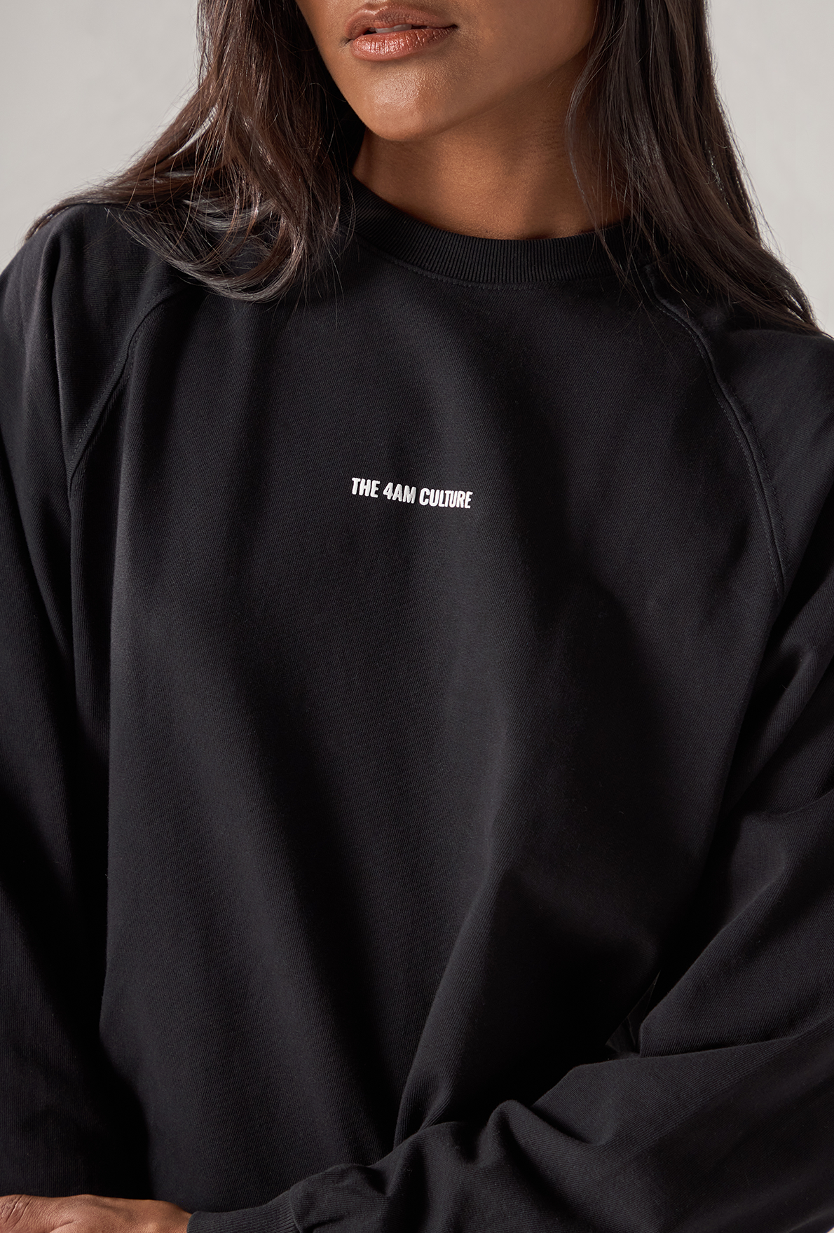 Blusa Raglan Long Sleeve Dark Coffee