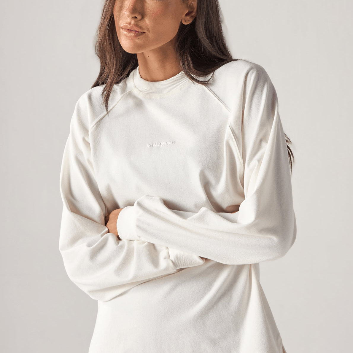 Blusa Raglan Long Sleeve Vanilla