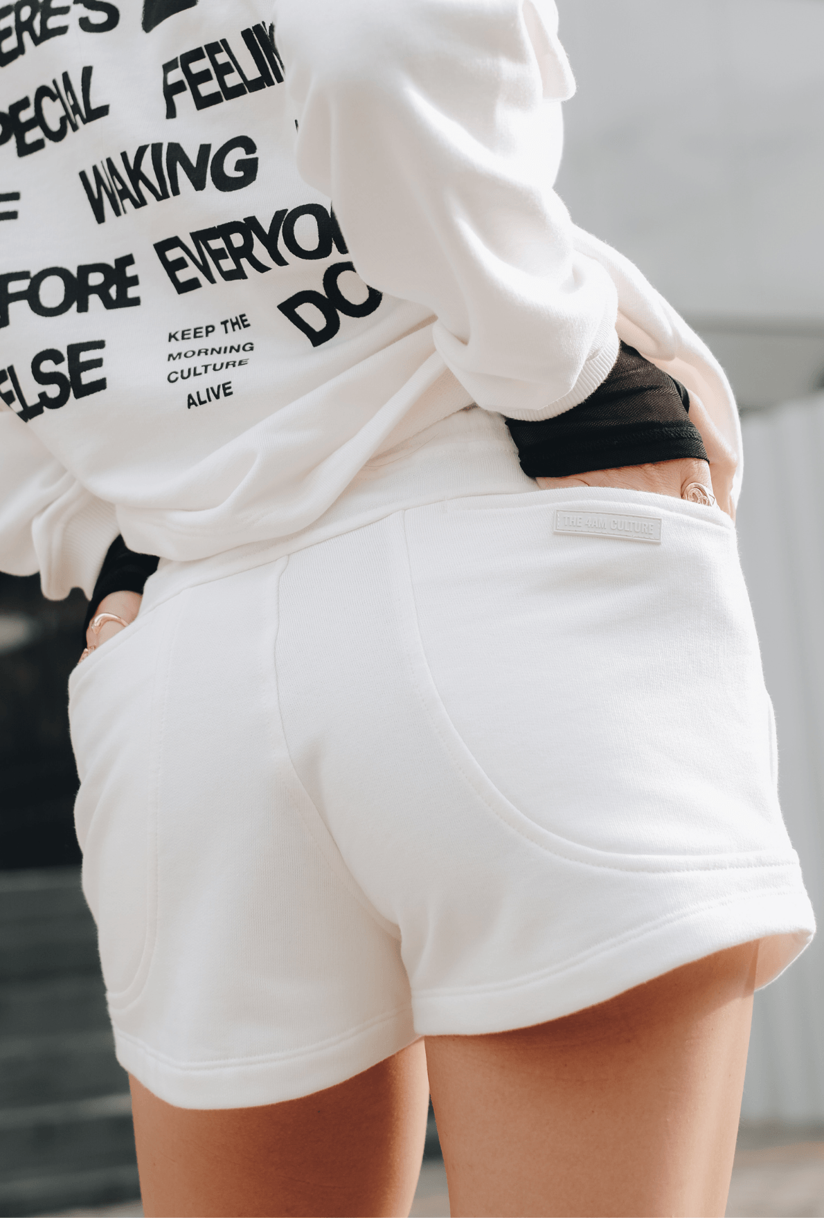 Shorts Moletom Vanilla