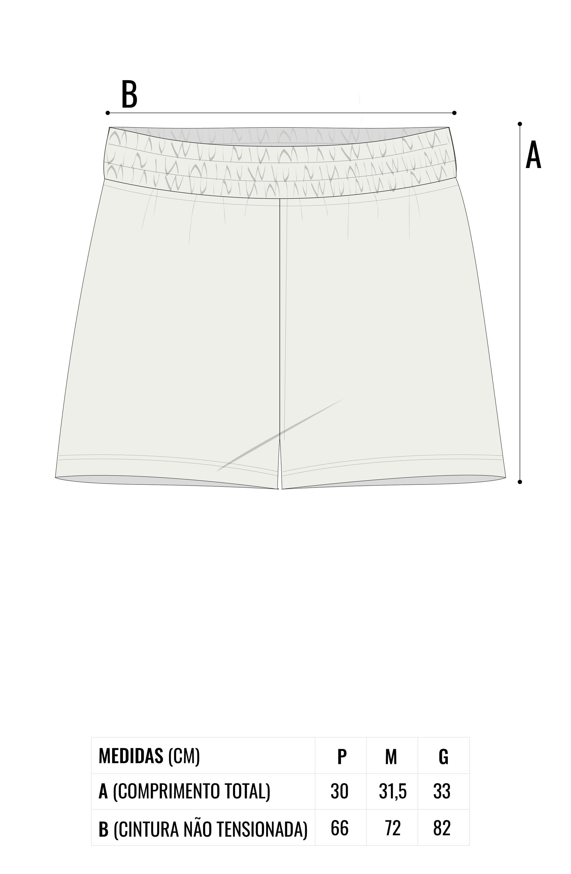 Shorts Moletom Vanilla