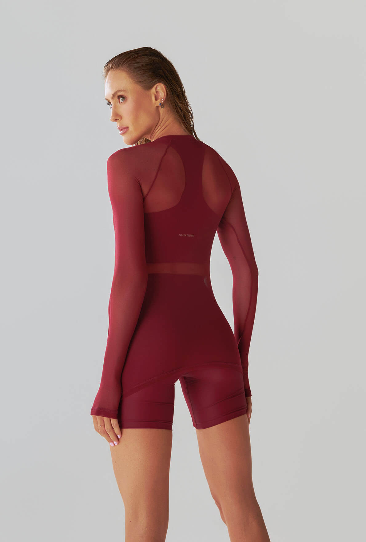 Rash Guard Mesh Merlot