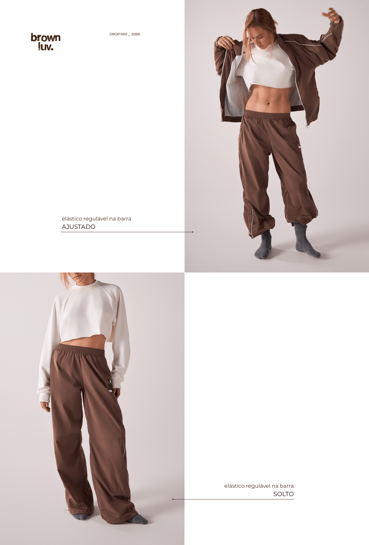 Calça 4Joy Brown Luv