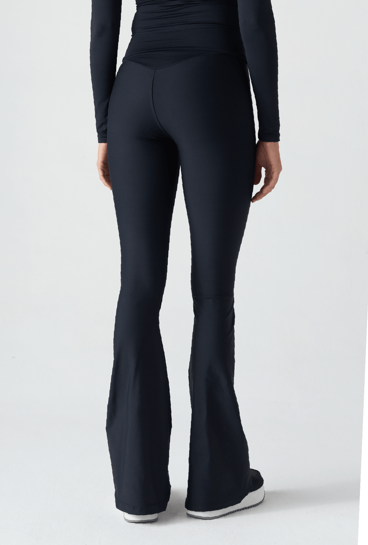 Legging Flare Compress Dark Coffee