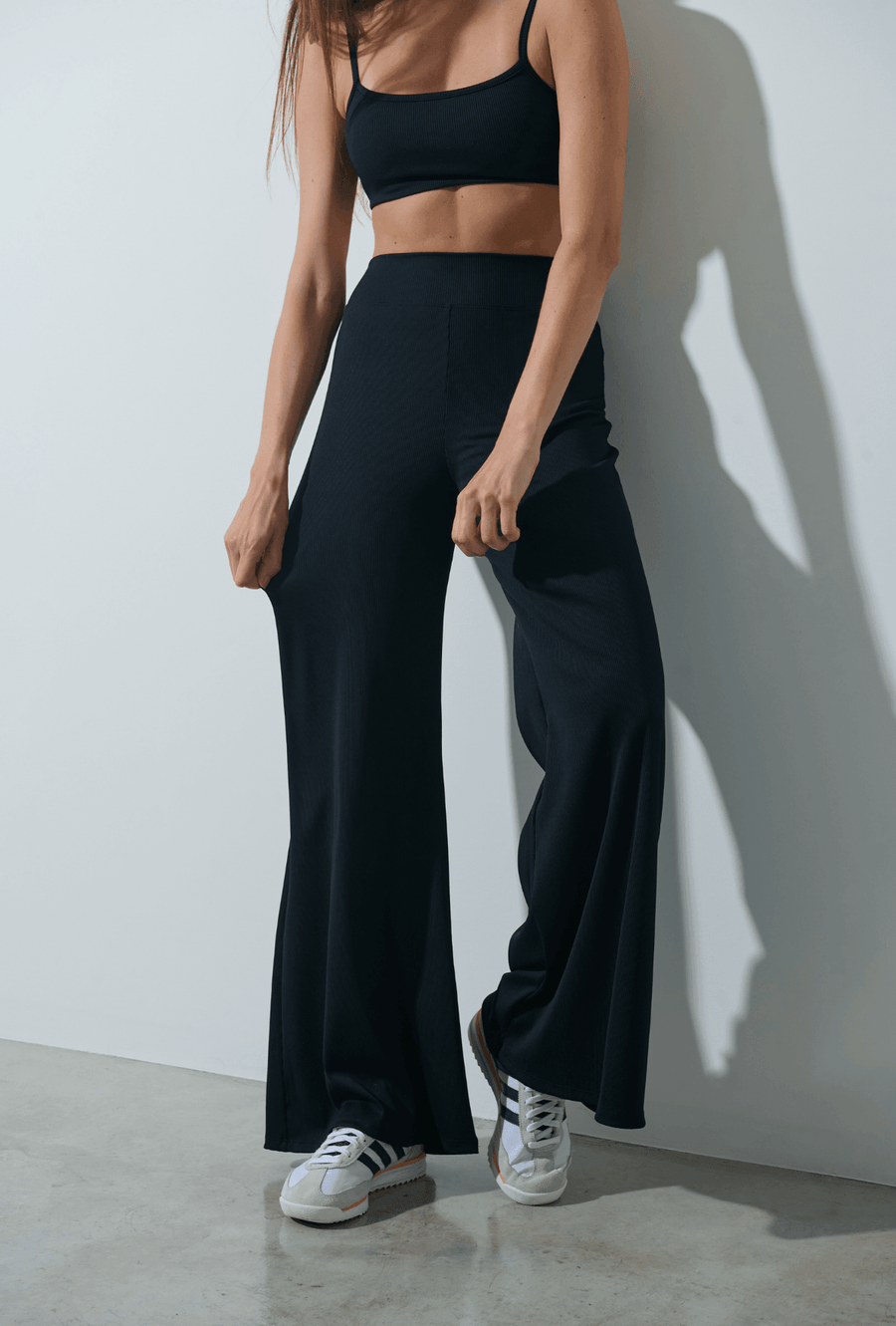 Wide Ribb Black Velvet