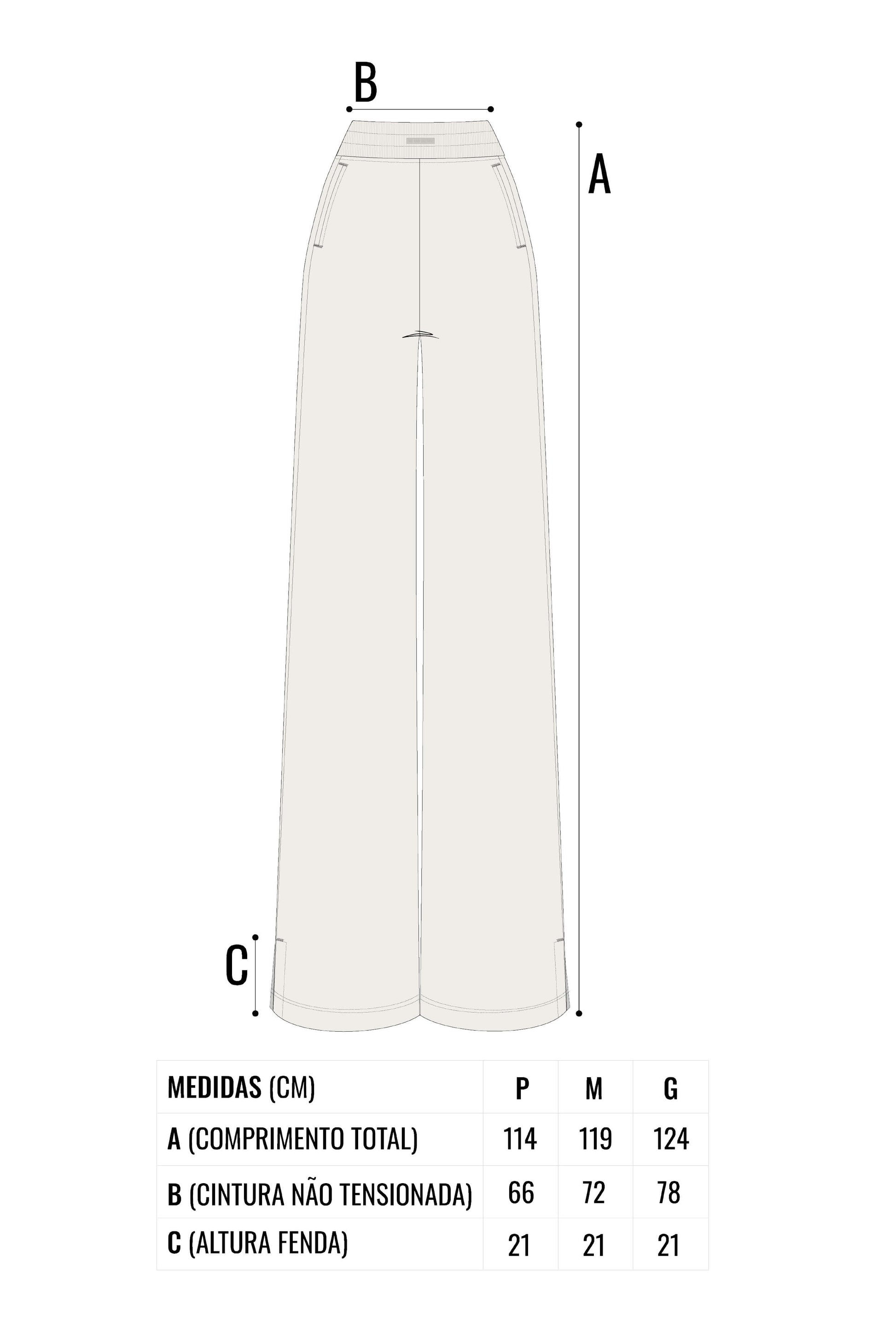 Calça Moletom Wide Dark Coffee