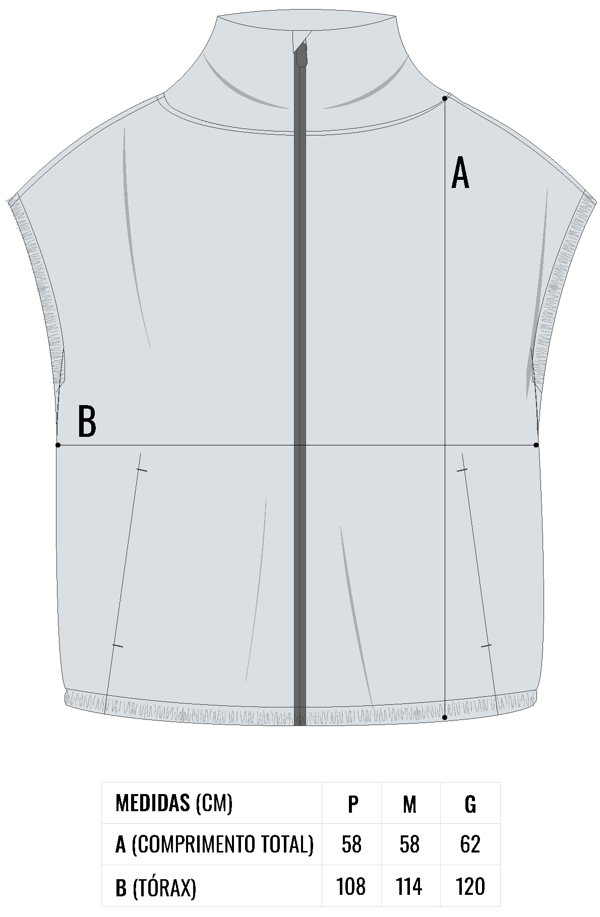 Flowy Vest Snowy