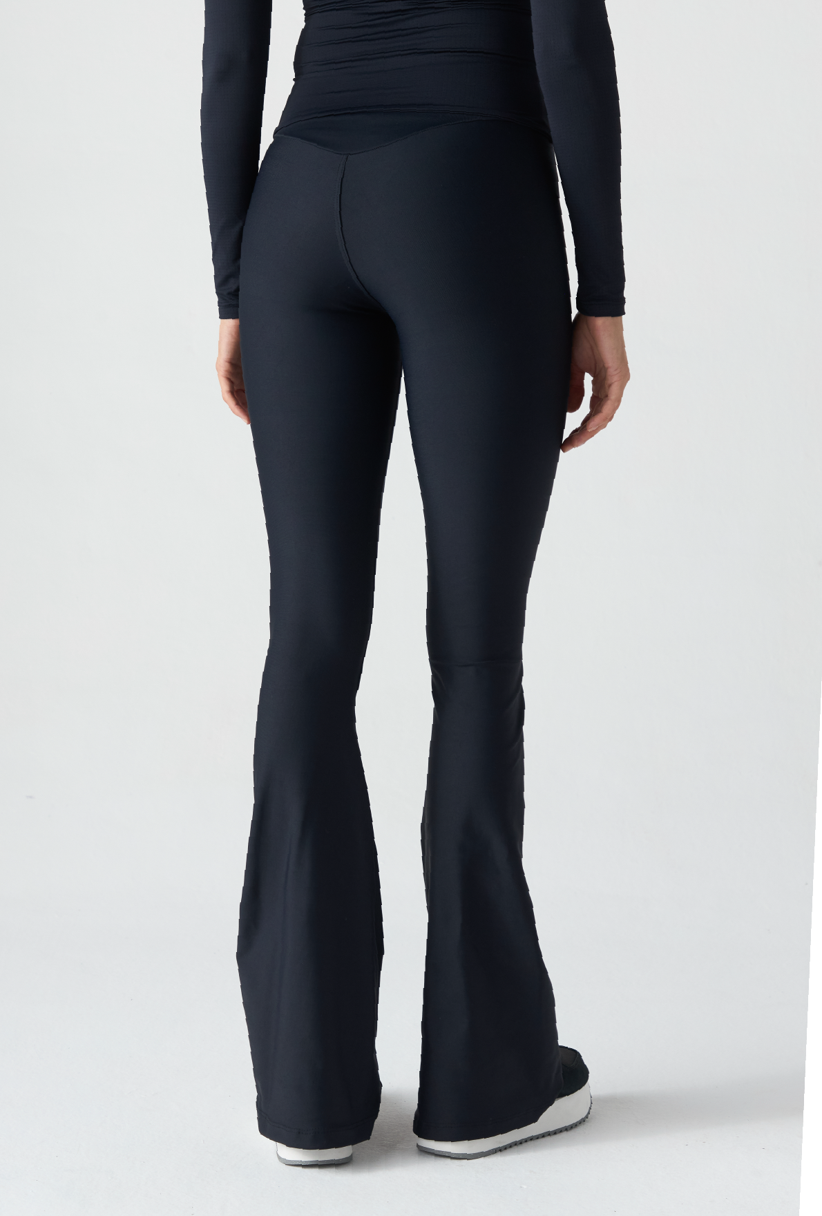 Legging Flare Compress Dark Coffee