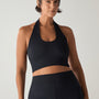 Cropped Frente Única Ribb Black Velvet