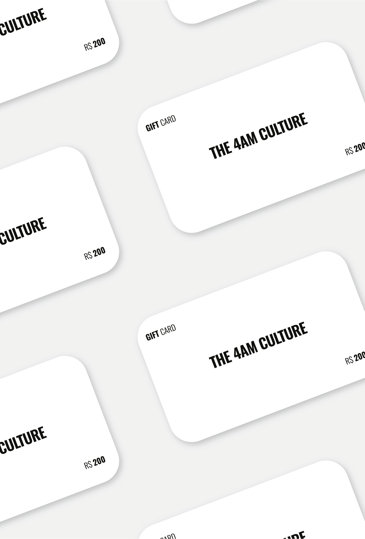 Gift Card R$ 300 (físico)