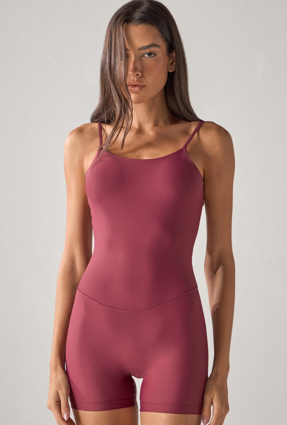 Bodysuit Open Soft Merlot