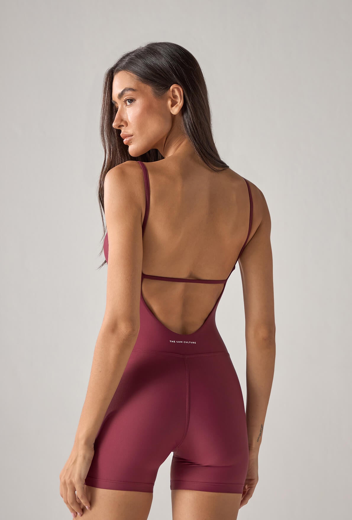 Bodysuit Open Soft Merlot