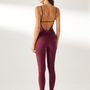 Jumpsuit Open Soft Merlot