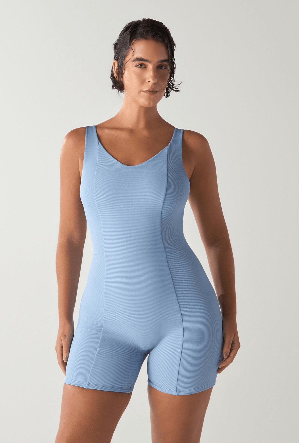 Bodysuit Ribb Lily Blue
