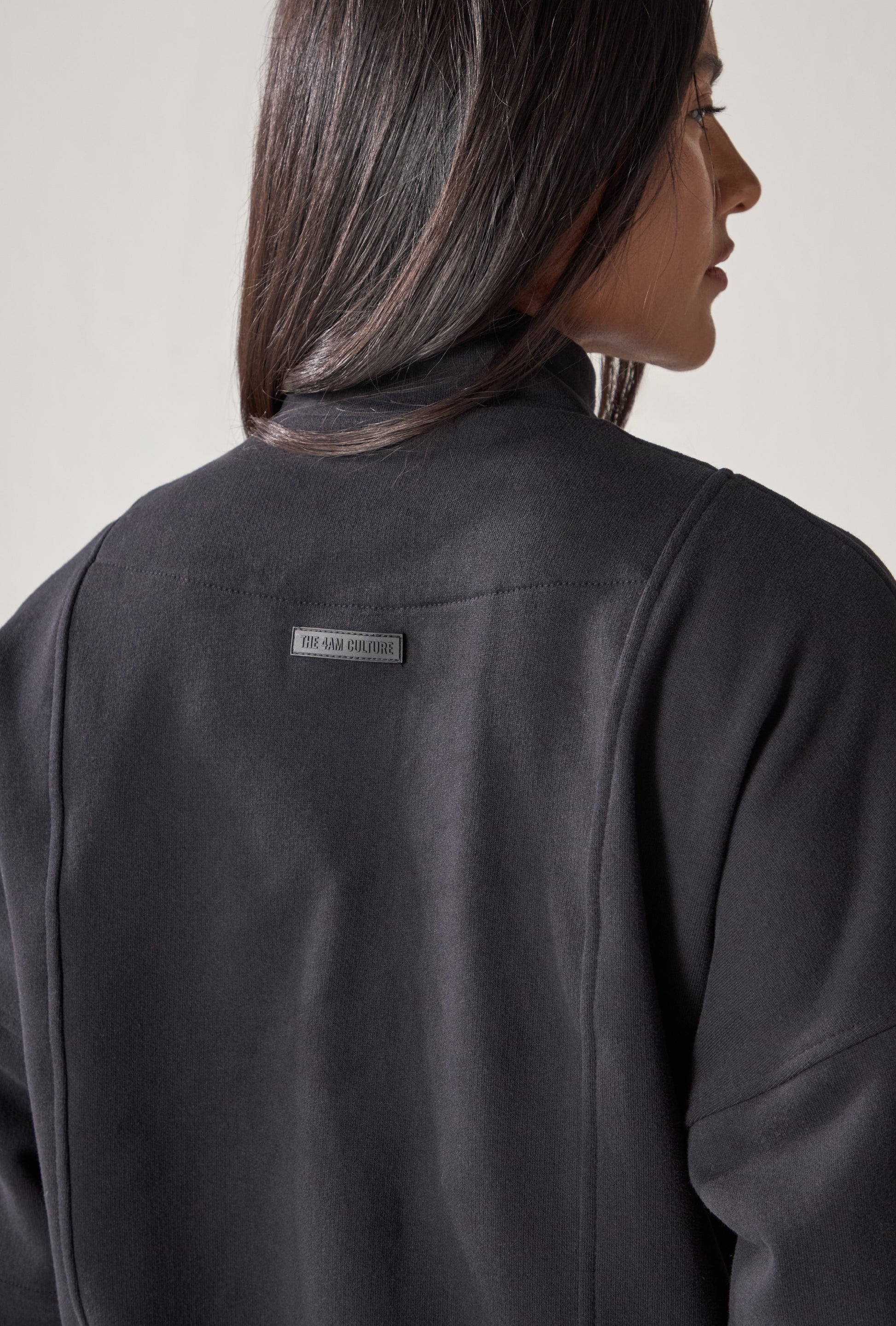 Moletom Zip Dark Coffee