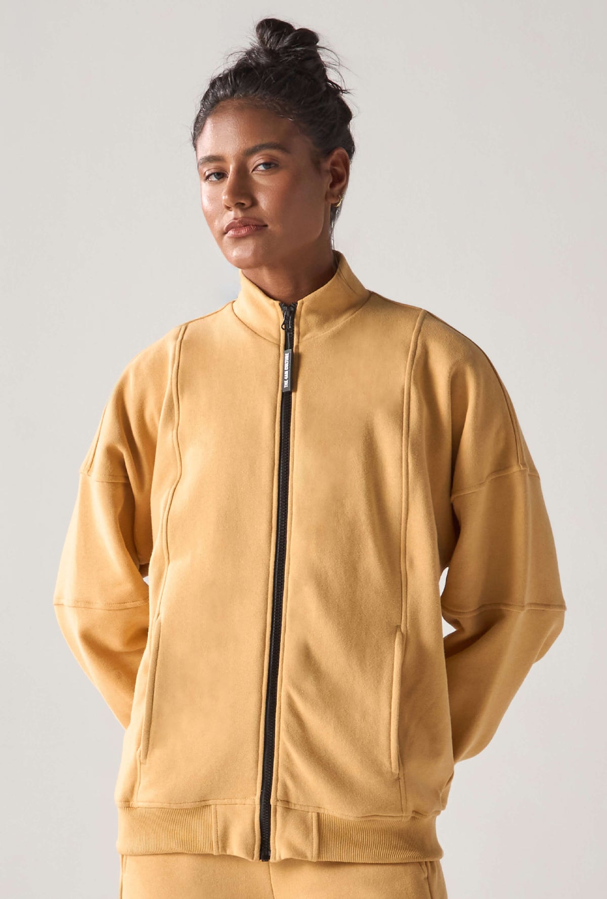 Moletom Zip Mustard