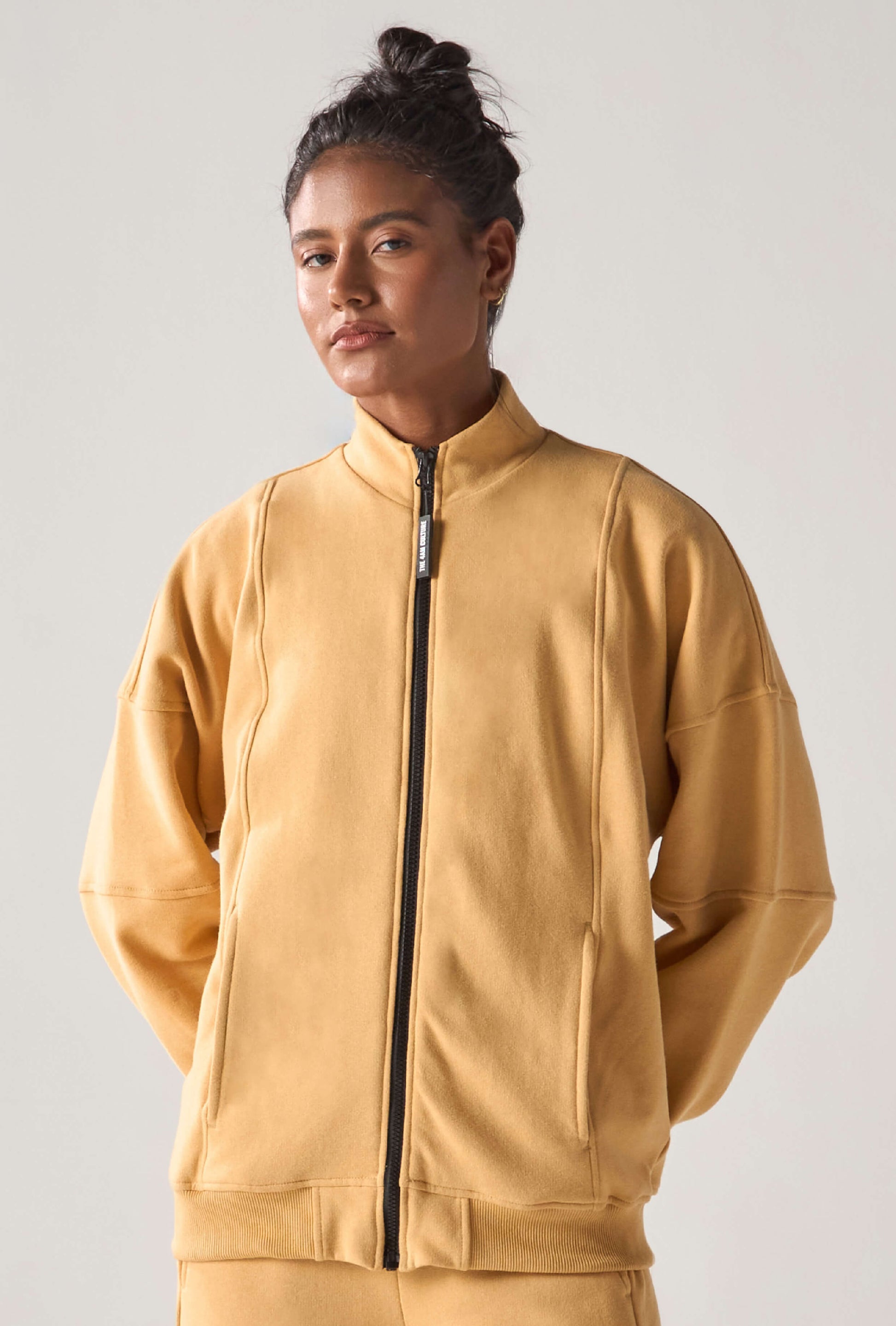 Moletom Zip Mustard