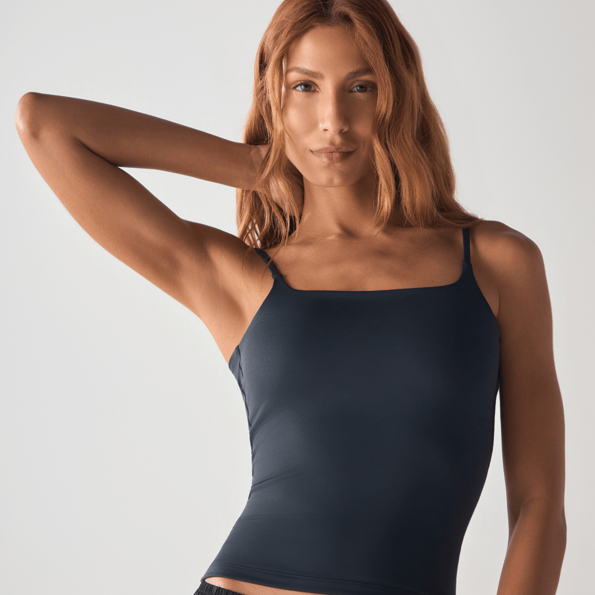 Tank Top Minimal Soft Dark Coffee