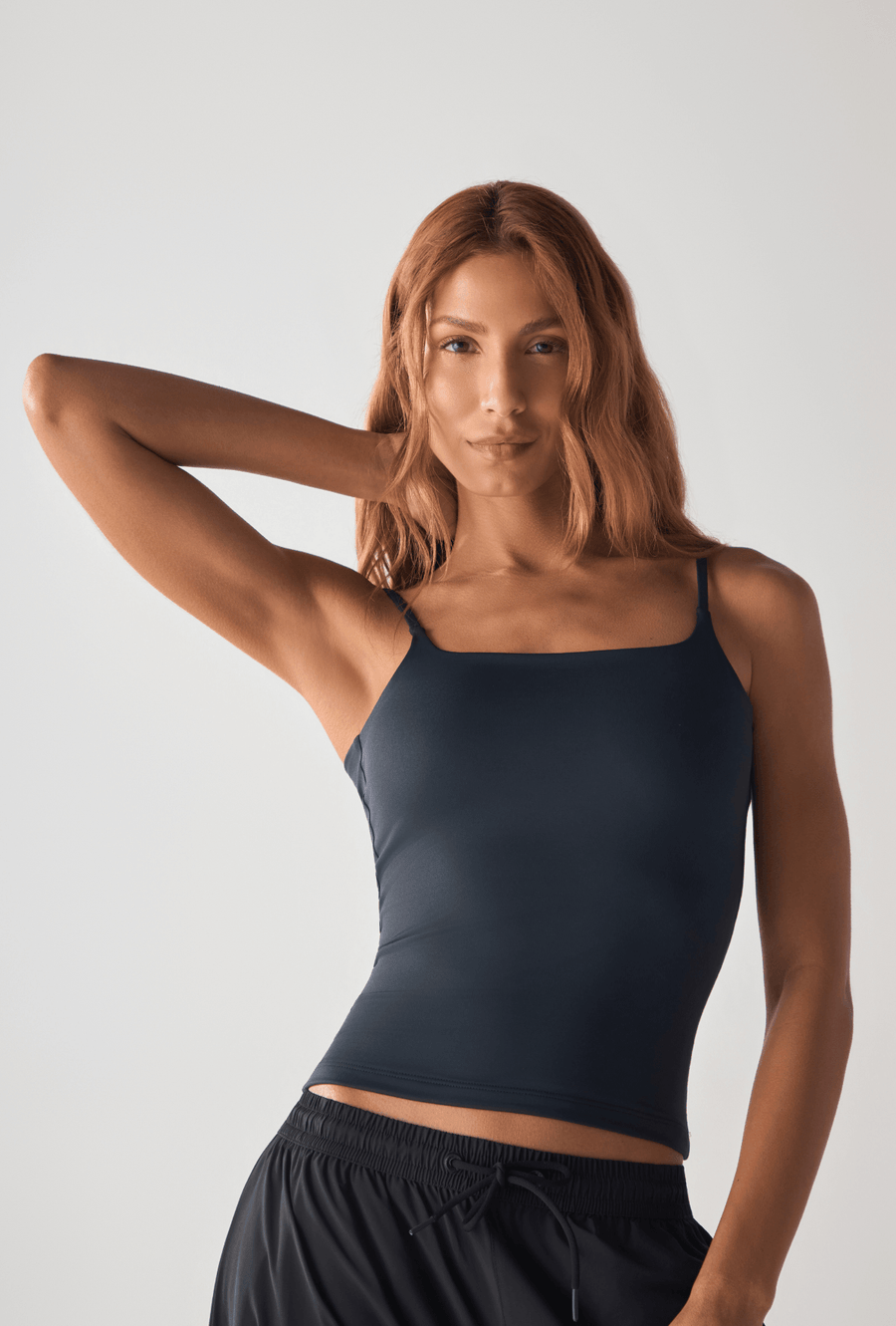 Tank Top Minimal Soft Dark Coffee