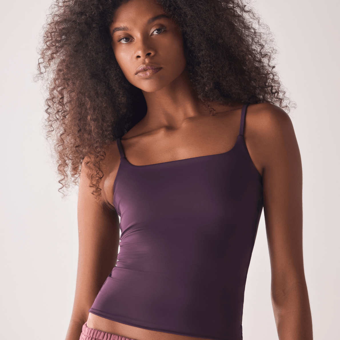 Tank Top Minimal Soft Sexy Velvet
