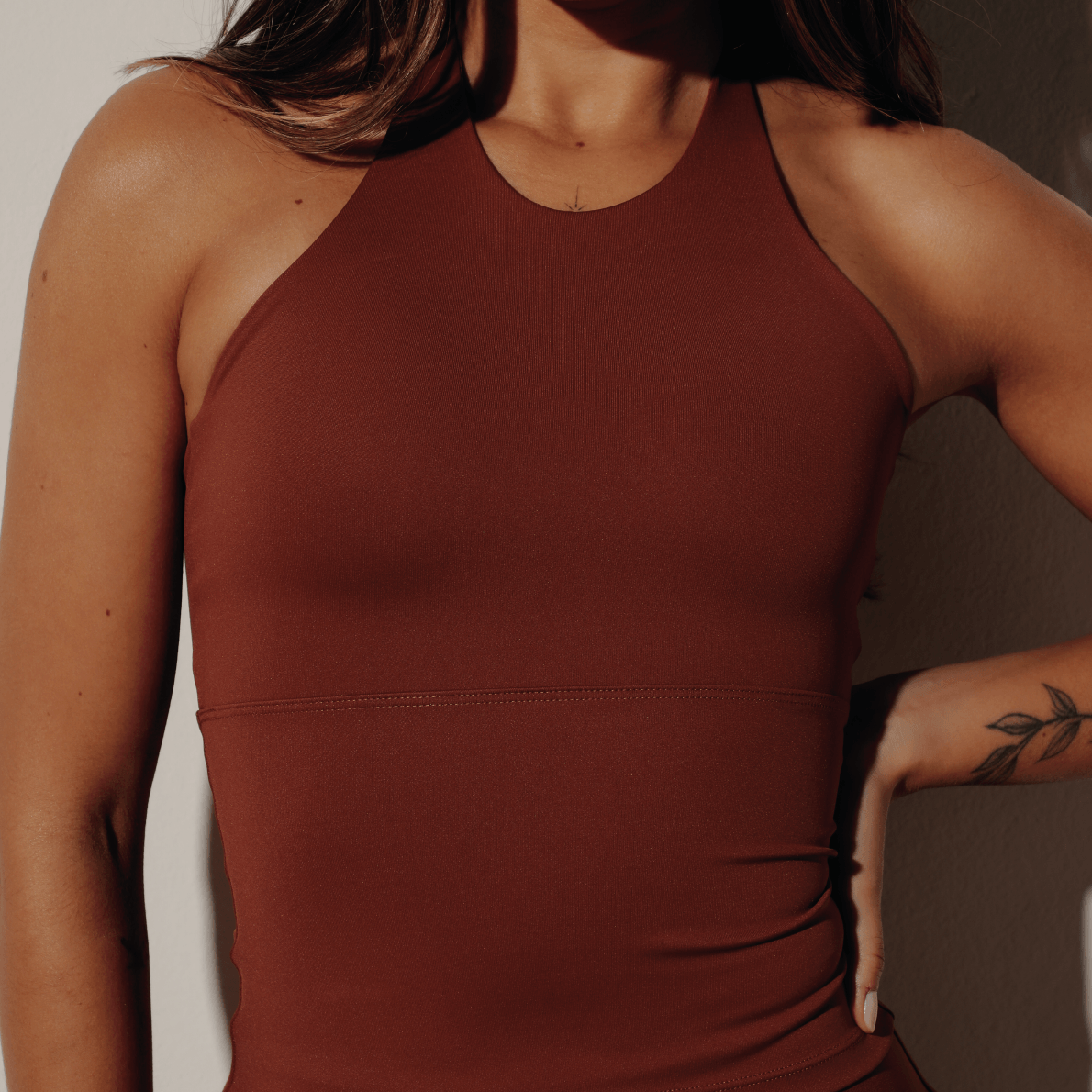 Top Frente Única Fresh+ Brown Sugar