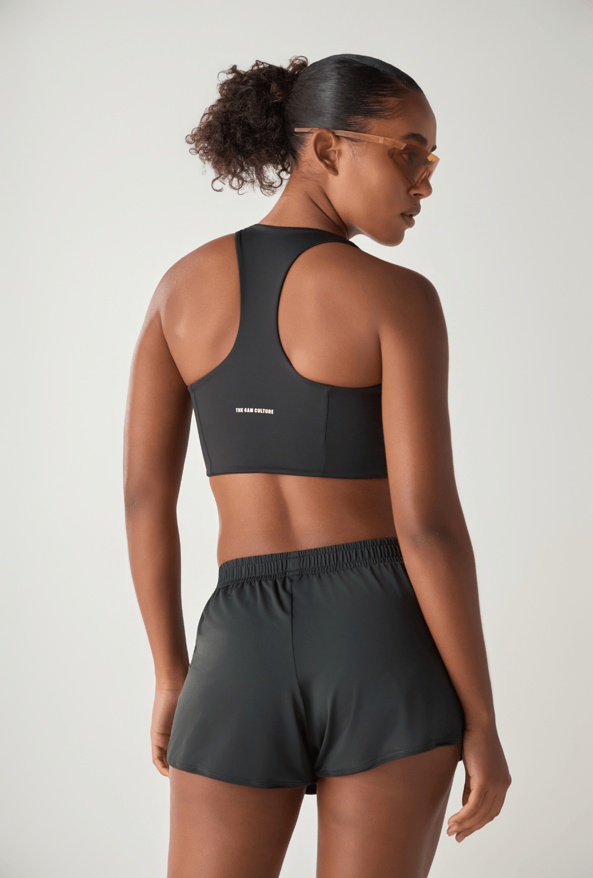 Race Shorts Dark Coffee