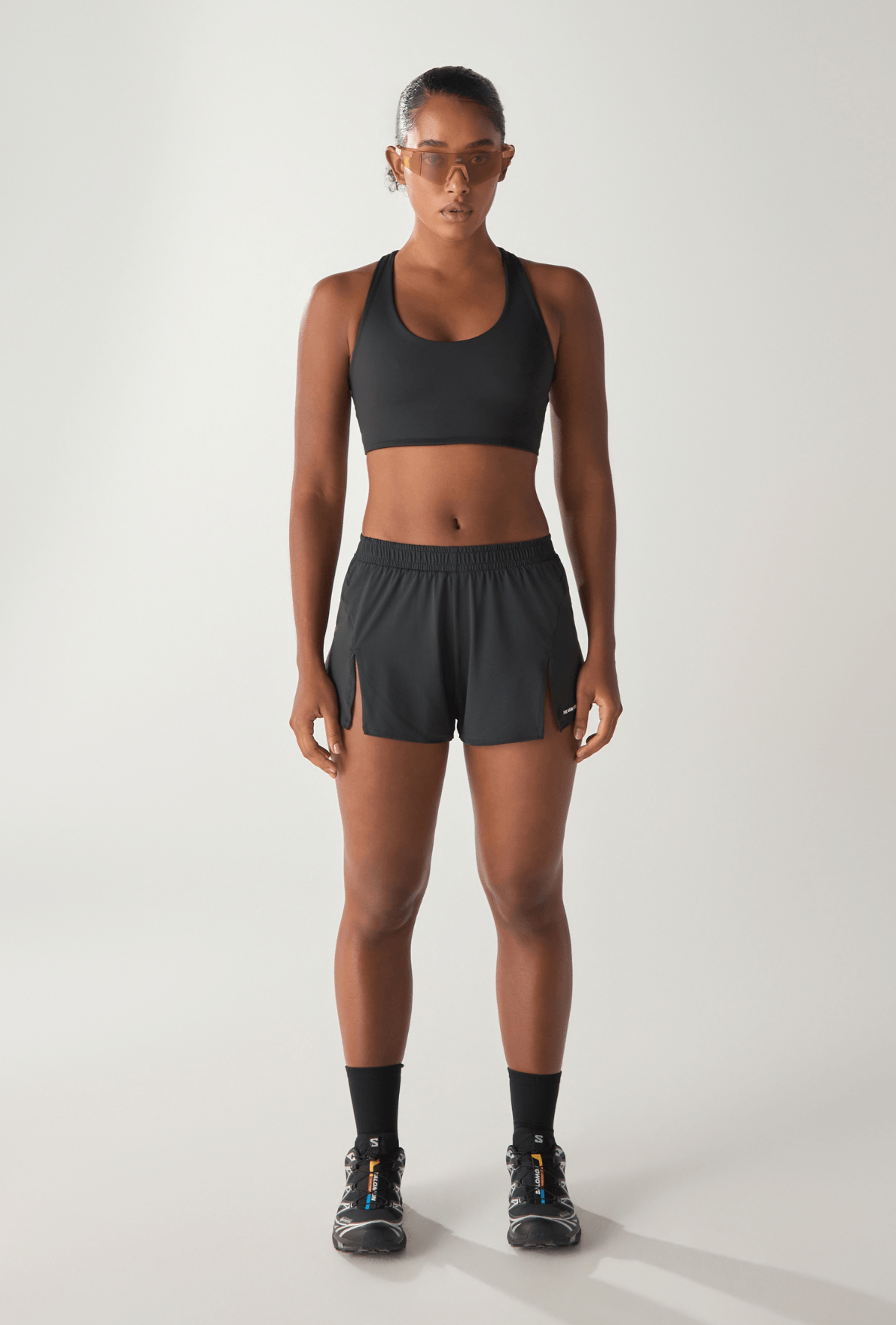Race Shorts Dark Coffee