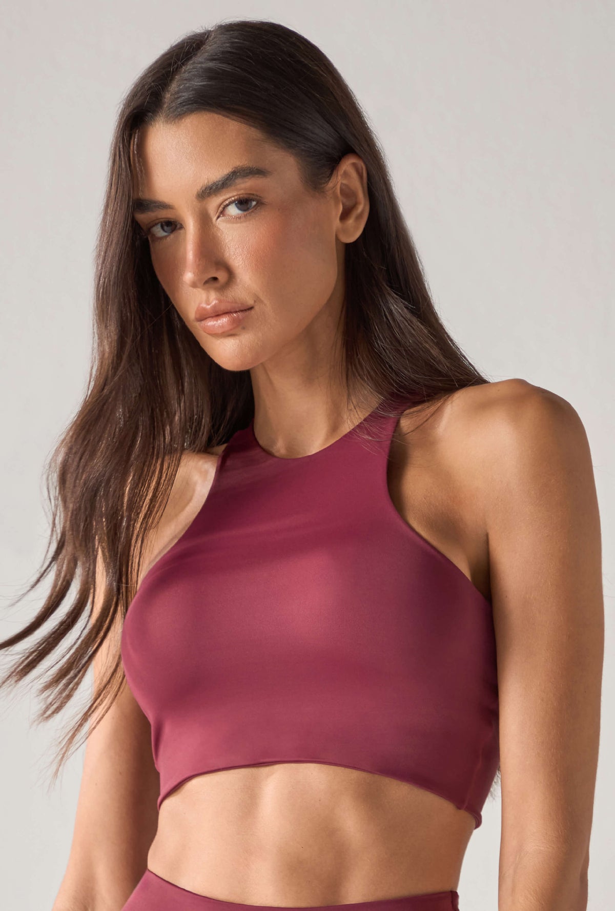 Top Collar Soft Merlot