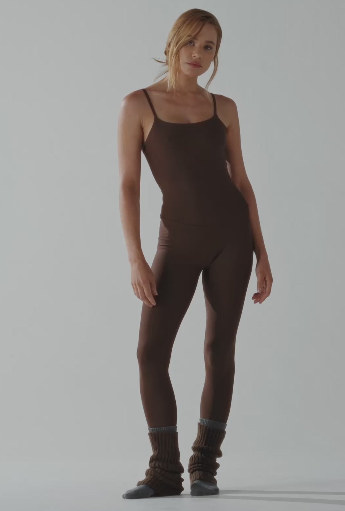 Jumpsuit Open Soft Espresso