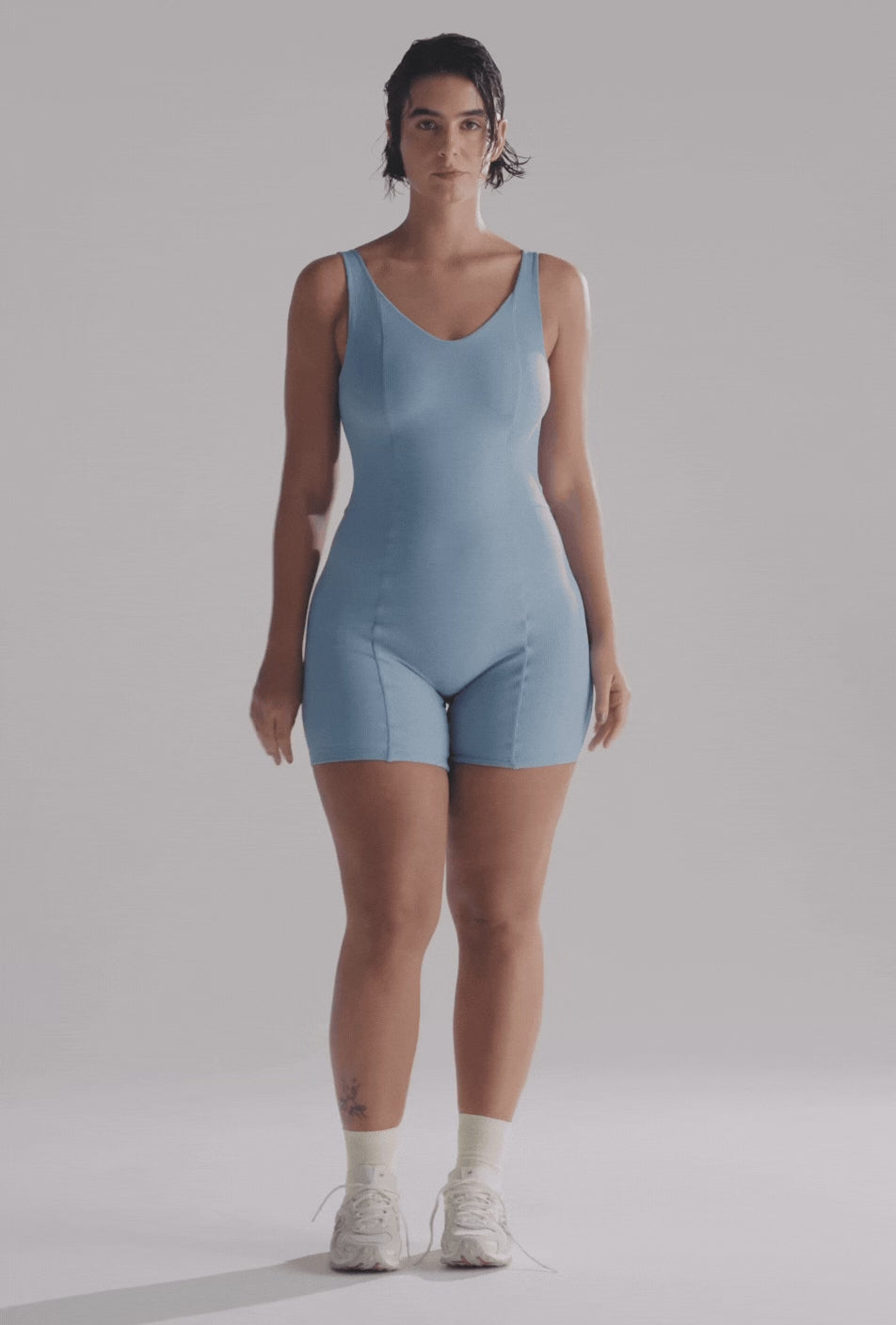 Bodysuit Ribb Lily Blue